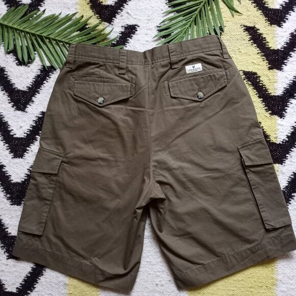 Lyle and Scott CASUALS Cargo Shorts Trek Green - Picture 8 of 11